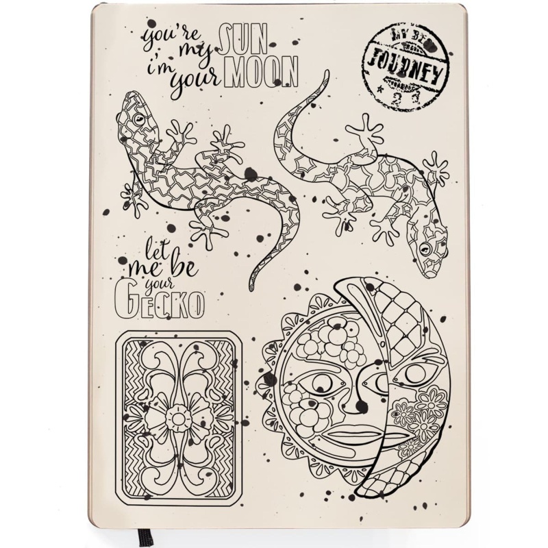 Ciao Bella Clear Stamp Set 6"X8" Journey To Mexico