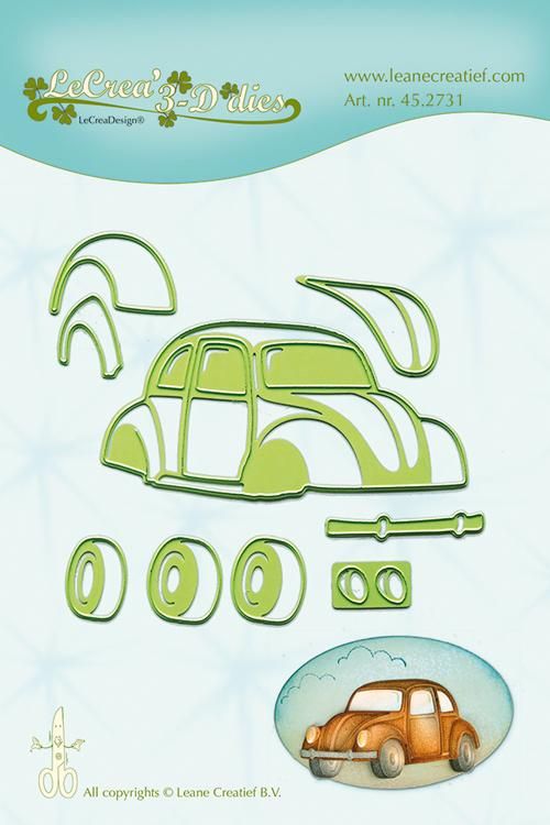 Lea'bilitie Car / Beetle- Cut And Embossing Die