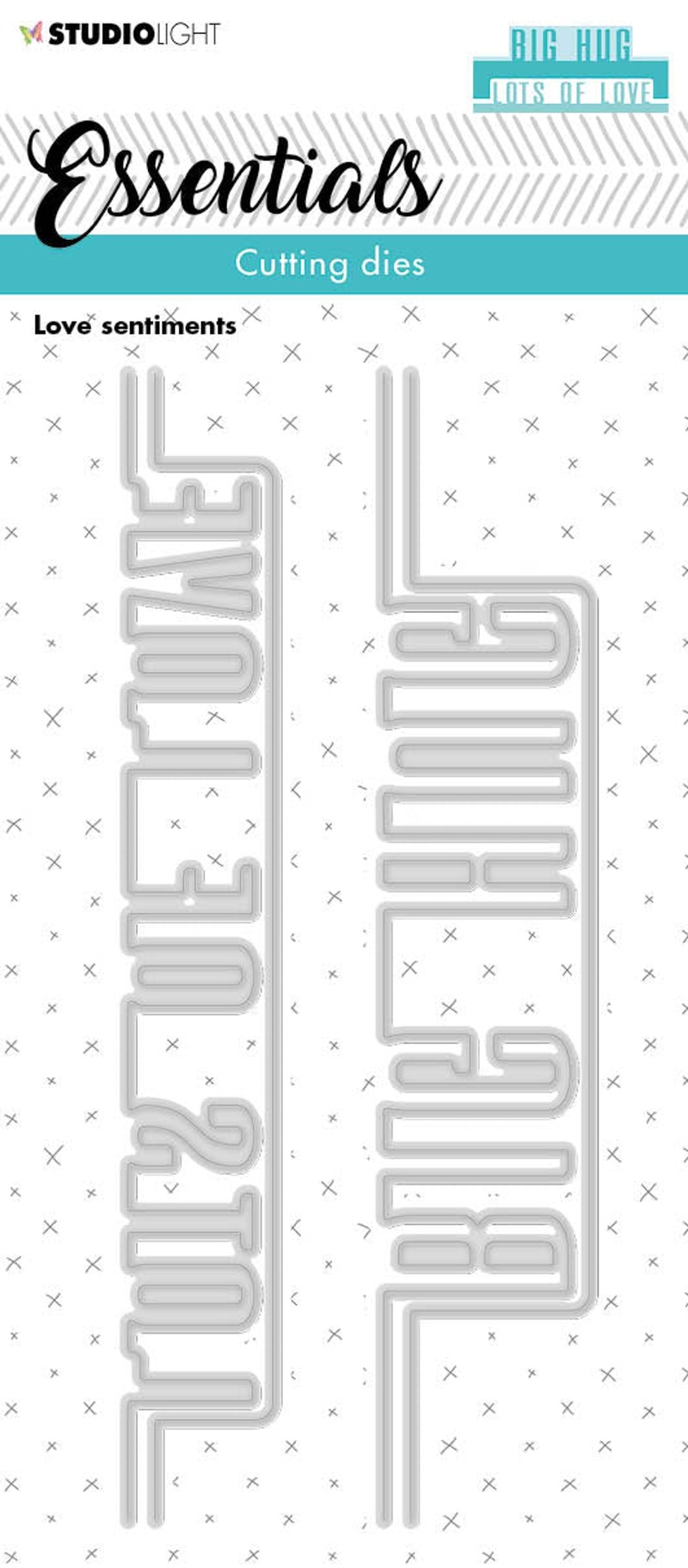 Sl Cutting Die Love Sentiments Essentials 62X152x1mm 4 Pc Nr.216