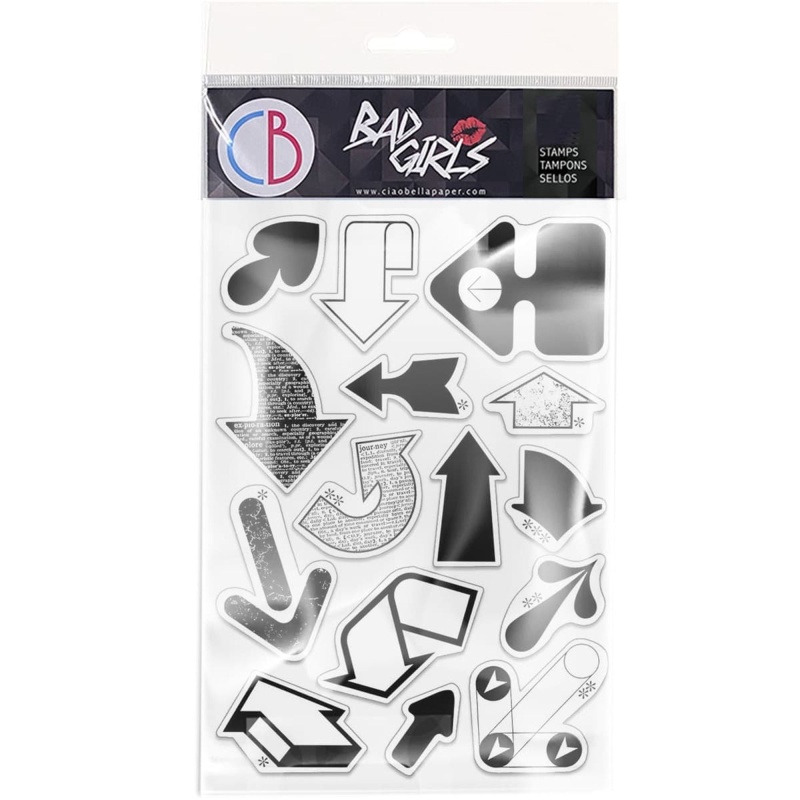 Ciao Bella Clear Stamp Set 4"X6" Arrows