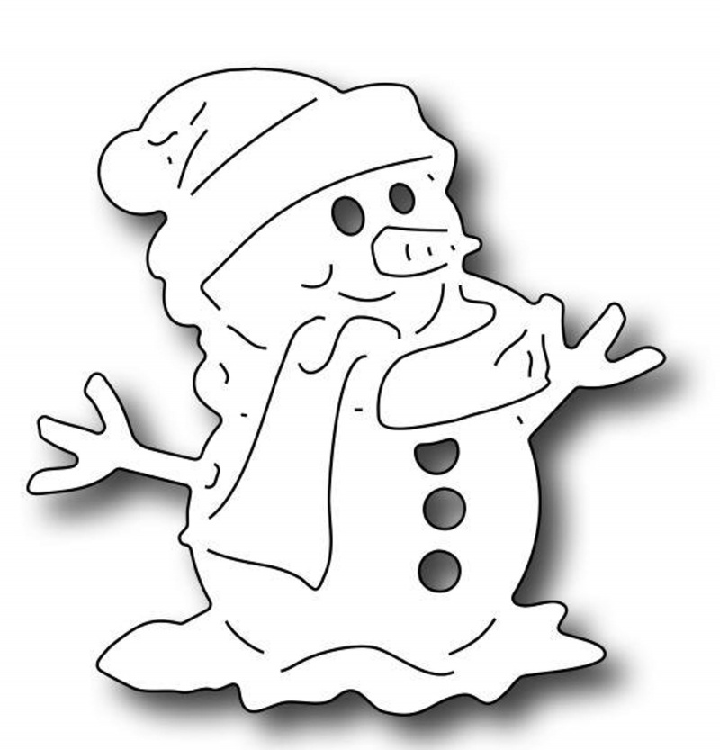 Frantic Stamper Precision Die - Snow Globe Snowman