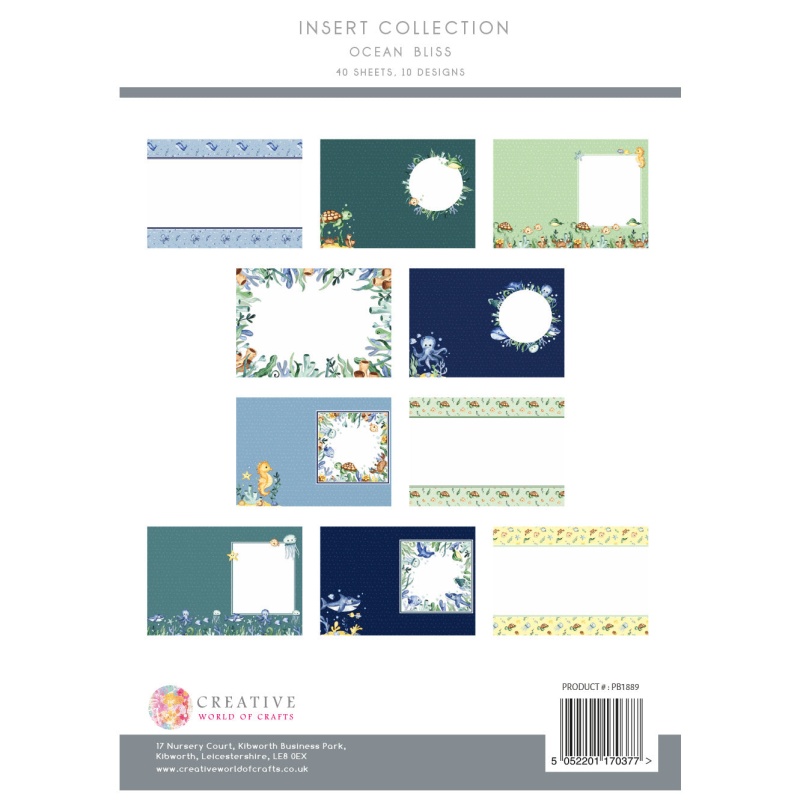 The Paper Boutique Ocean Bliss Insert Collection
