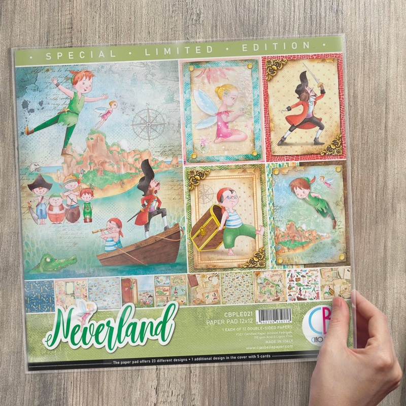 Ciao Bella Neverland Limited Edition Paper Pad 12"X12" 12/Pkg