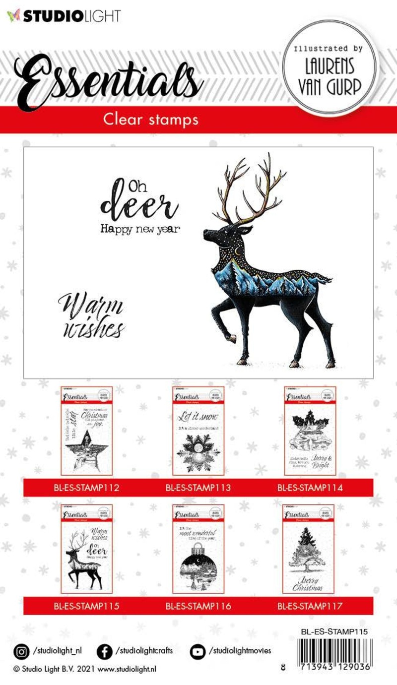 Bl Clear Stamp Deer Essentials 105X148mm Nr.115