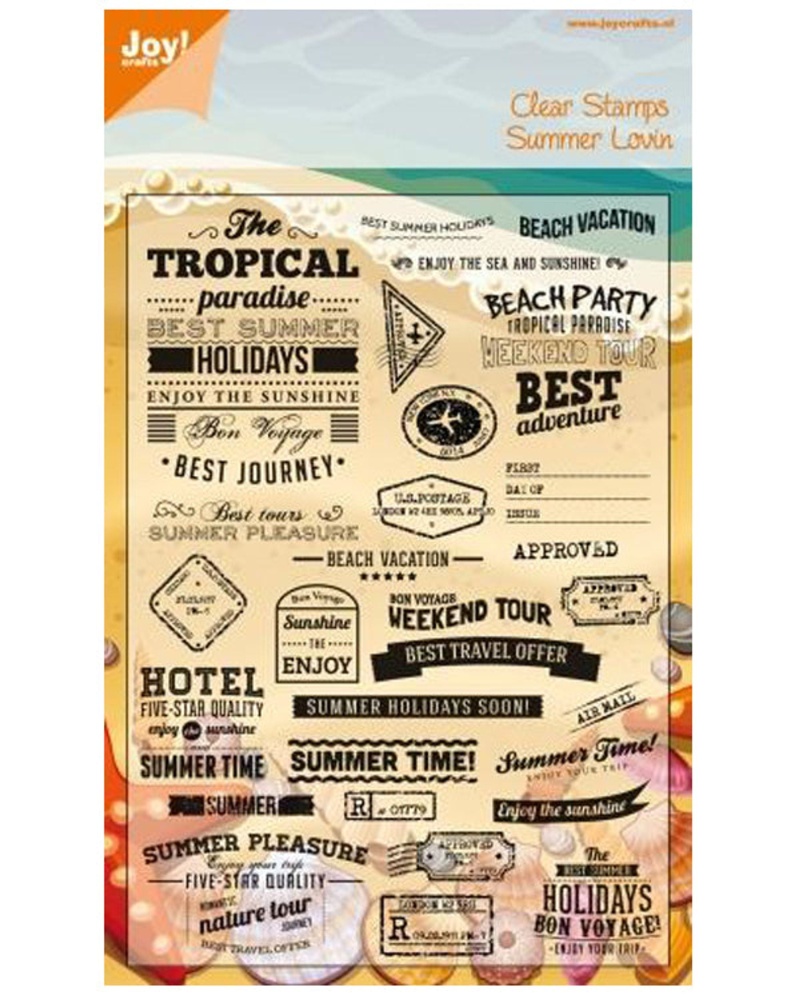 Clear Stamp Tropical Summer