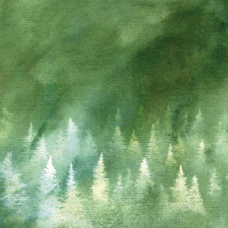 Sl Paper Pad Greens Winter Garden 152,4X152,4X9mm 36 Sh Nr. 24