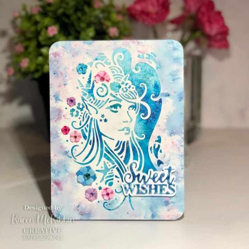 Creative Expressions Paper Cuts Mythical Mermaid Craft Die