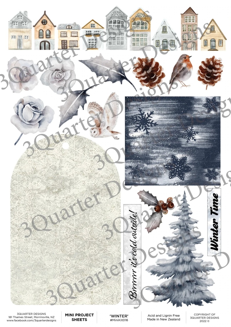 3Quarter Designs - Mini Project Sheet - Winter