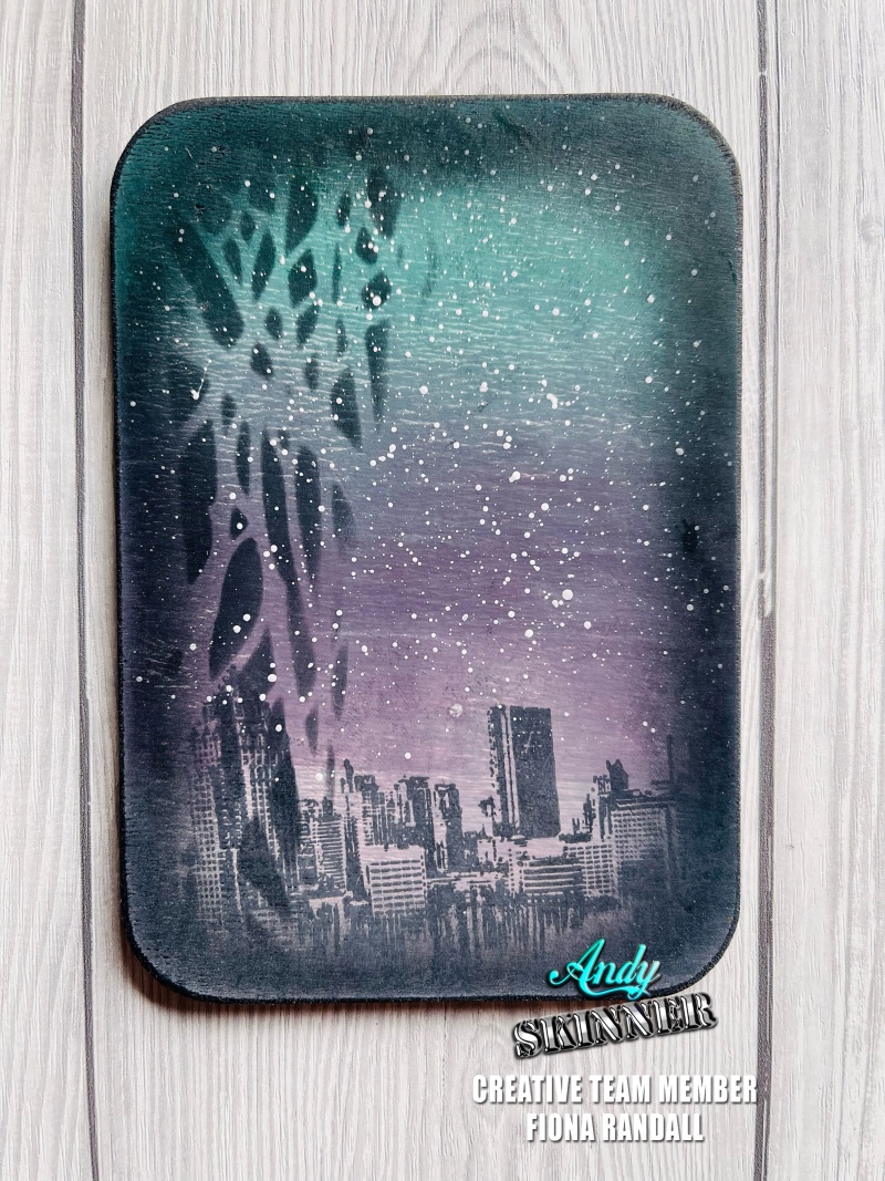 Creative Expressions Andy Skinner Cityscape Reflections 4.9 In X 1.9 In Rubber Stamp