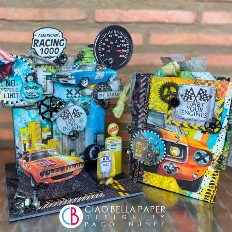 Ciao Bella Start Your Engines Creative Pad A4 9/Pkg