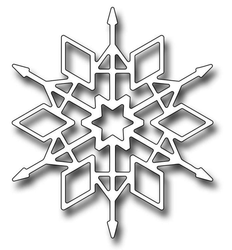 Frantic Stamper Precision Die - Crystal Snowflake