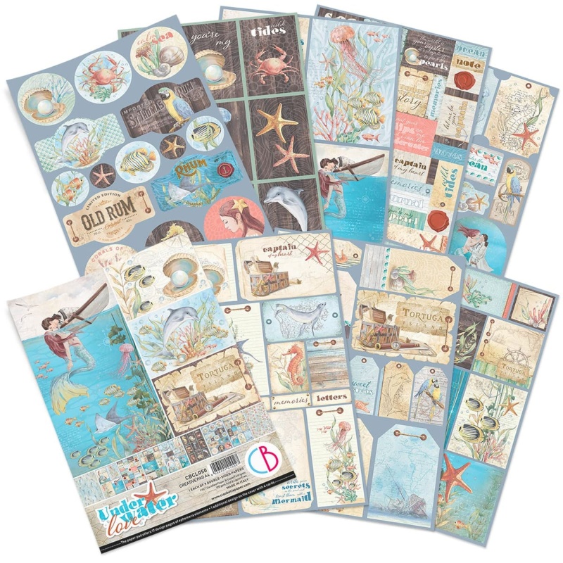Ciao Bella Underwater Love Creative Pad A4 9/Pkg