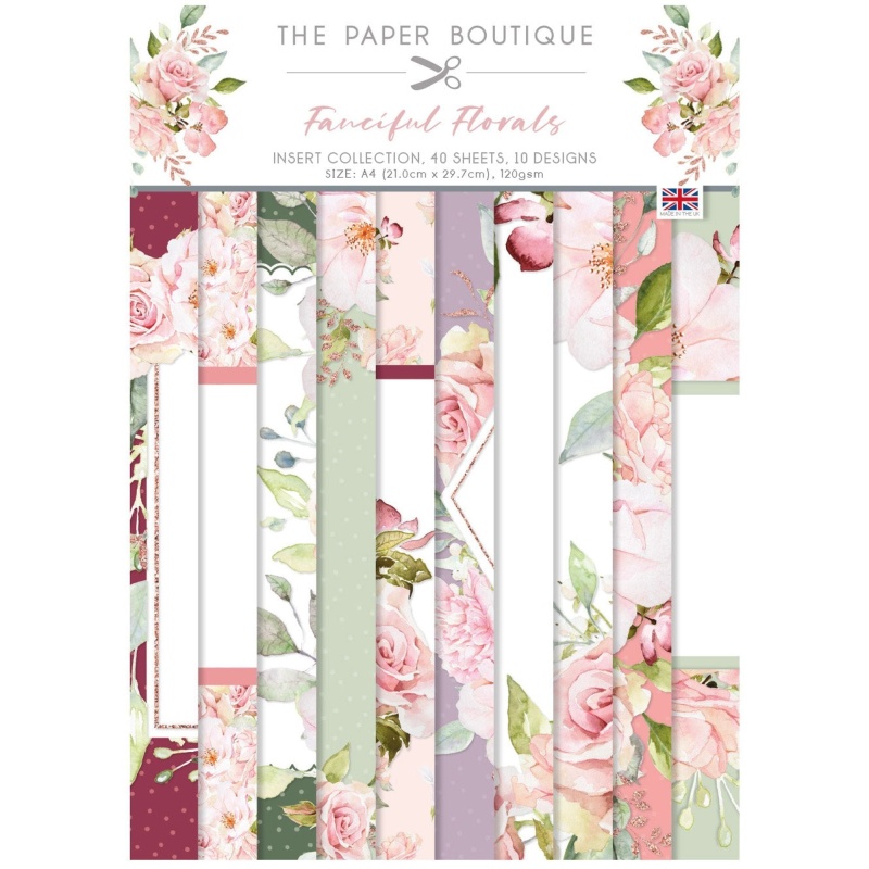 The Paper Boutique Fanciful Florals Insert Collection