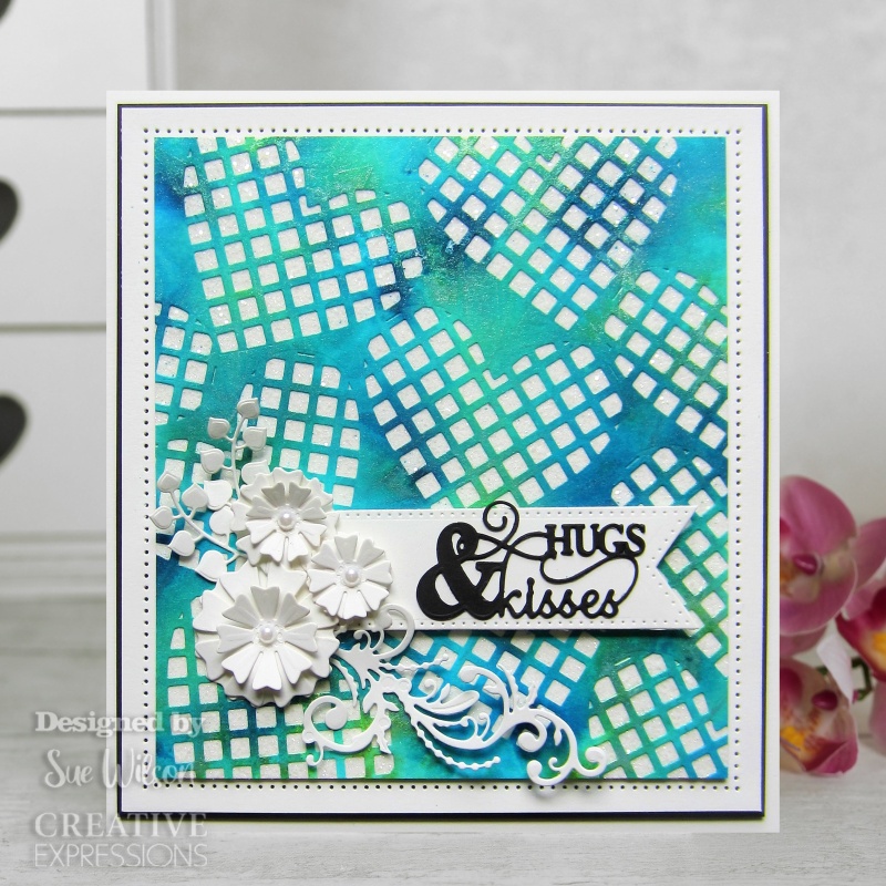 Creative Expressions Sue Wilson Background Collection Layered Heart Craft Die
