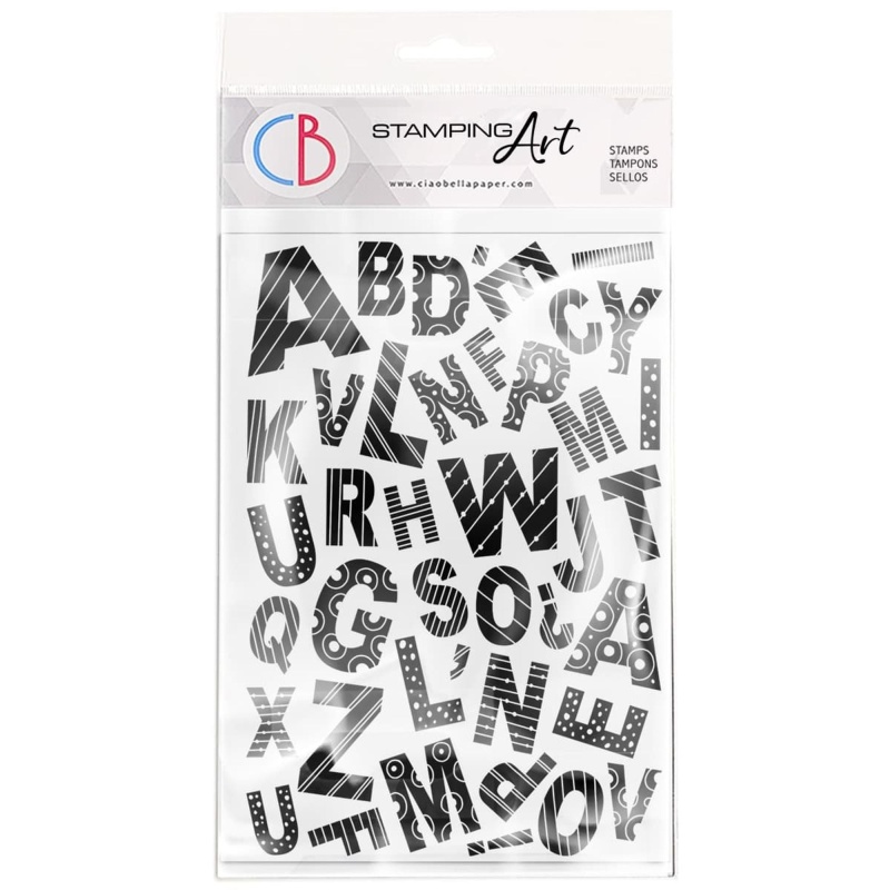 Ciao Bella Clear Stamp Set 4"X6" Baby Alphabet