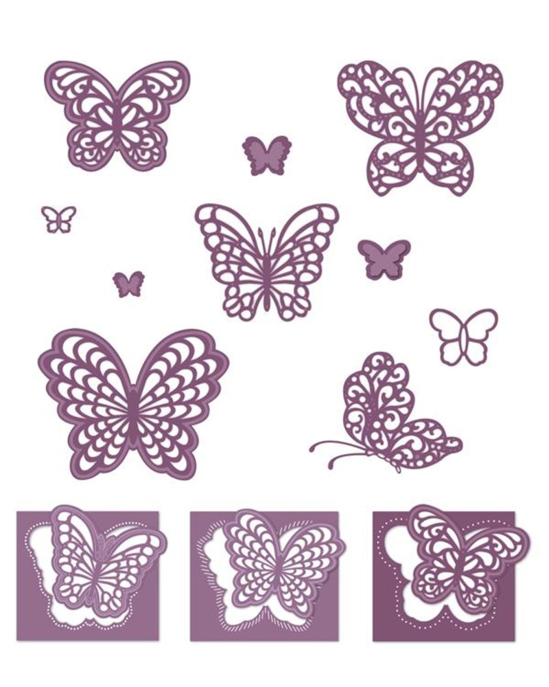 Finishing Touches Collection Magical Butterflies Die