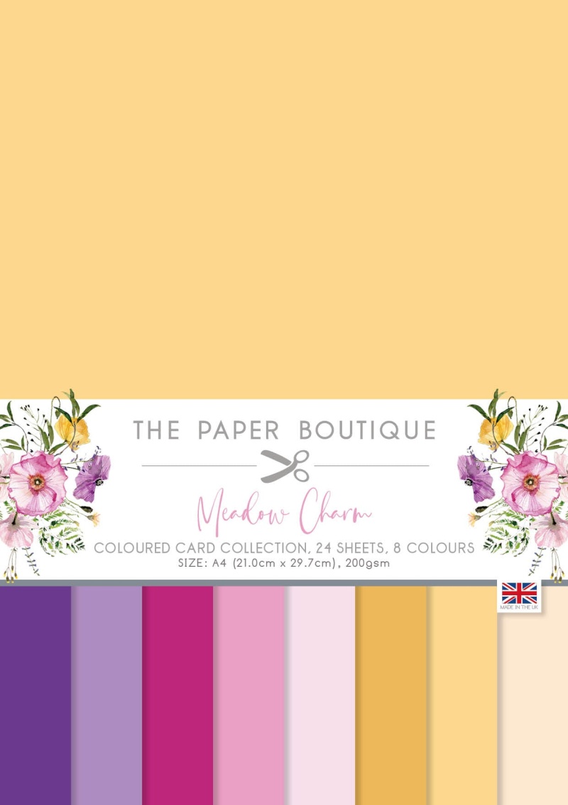 The Paper Boutique Meadow Charm Colour Card Collection