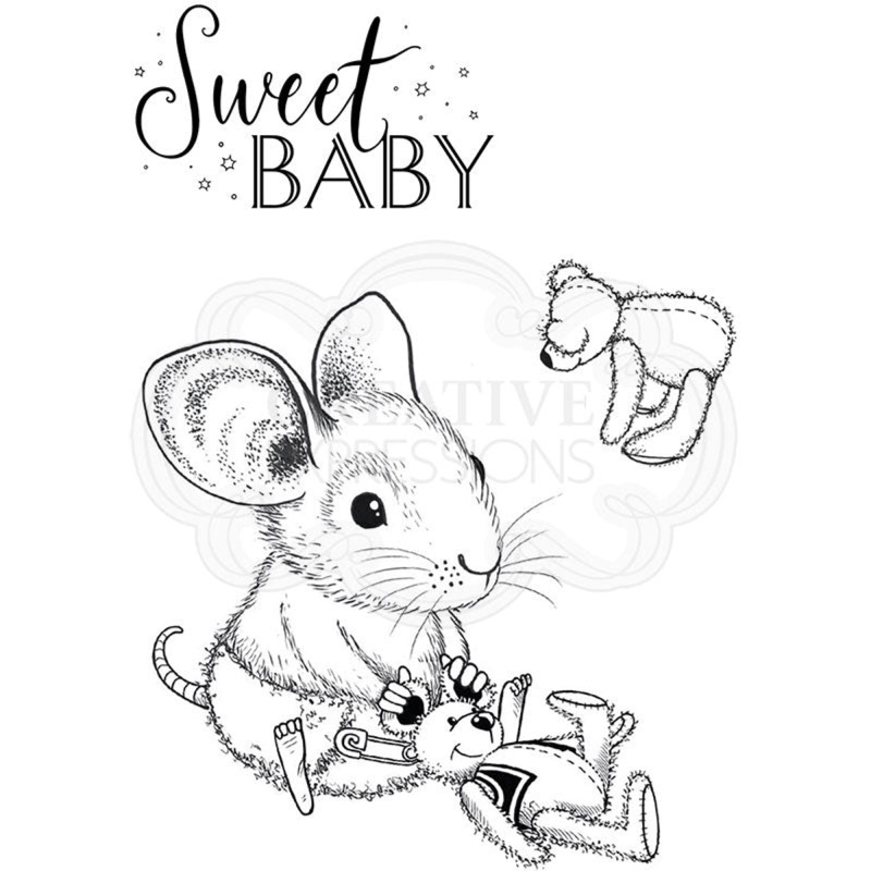 Pink Ink Designs Baby Mouse A7 Clear Stamp