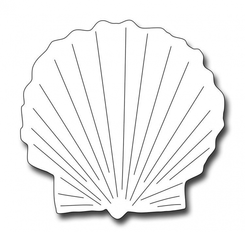 Frantic Stamper Precision Die - Scallop Shell