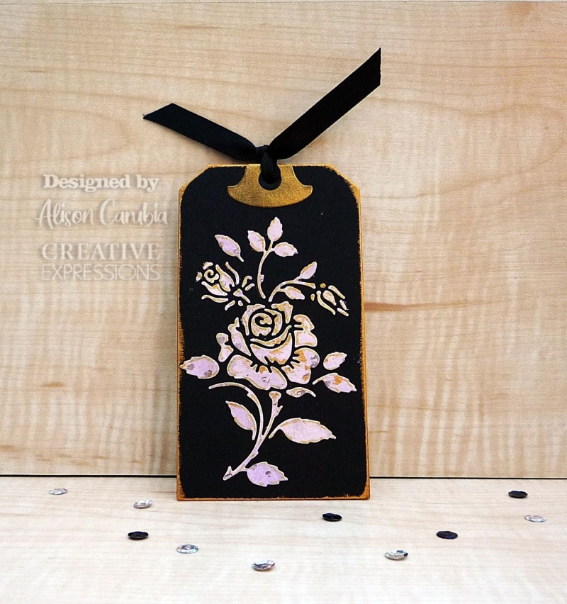 Creative Expressions Sam Poole Shabby Basics Vintage Rose Craft Die