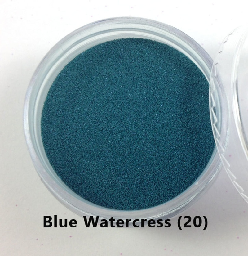 Cosmic Shimmer Blaze Embossing Powder Blue Watercress