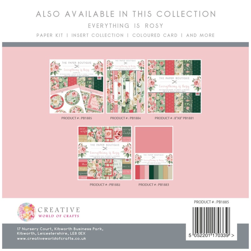 The Paper Boutique Everything Is Rosy Paper Kit