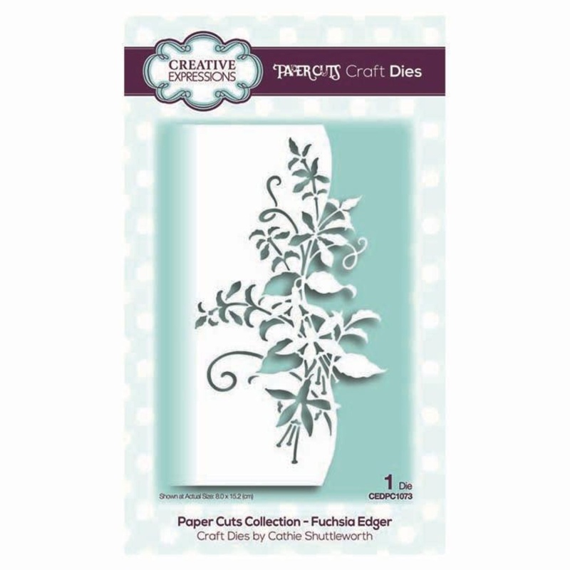 Creative Expressions Paper Cuts Collection - Fuchsia Edger