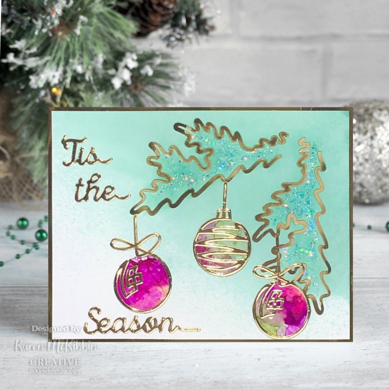 Creative Expressions One-Liner Collection Baubles & Branch Craft Die