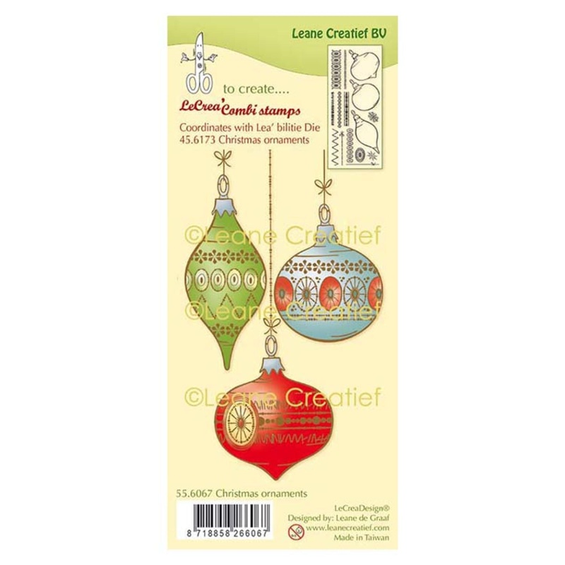Lecreadesign Combi Clear Stamp Christmas Ornaments