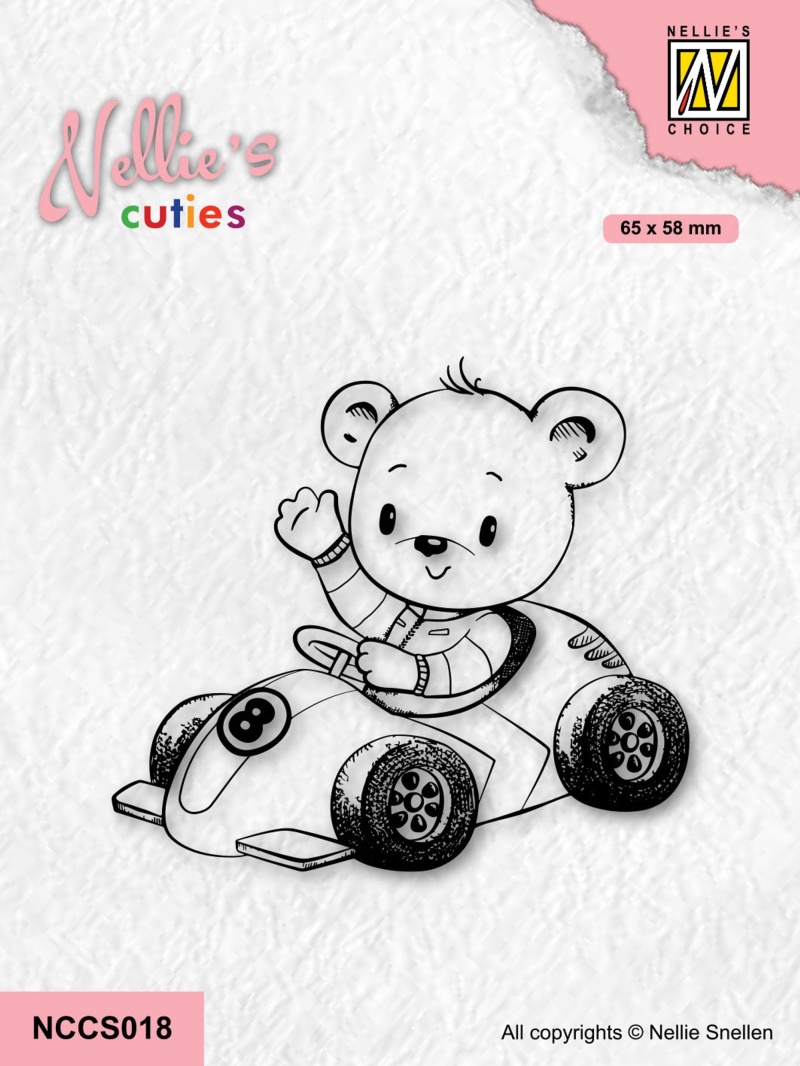 Nellie's Choice Clear Stamp Nellie's Cuties - Young Driver