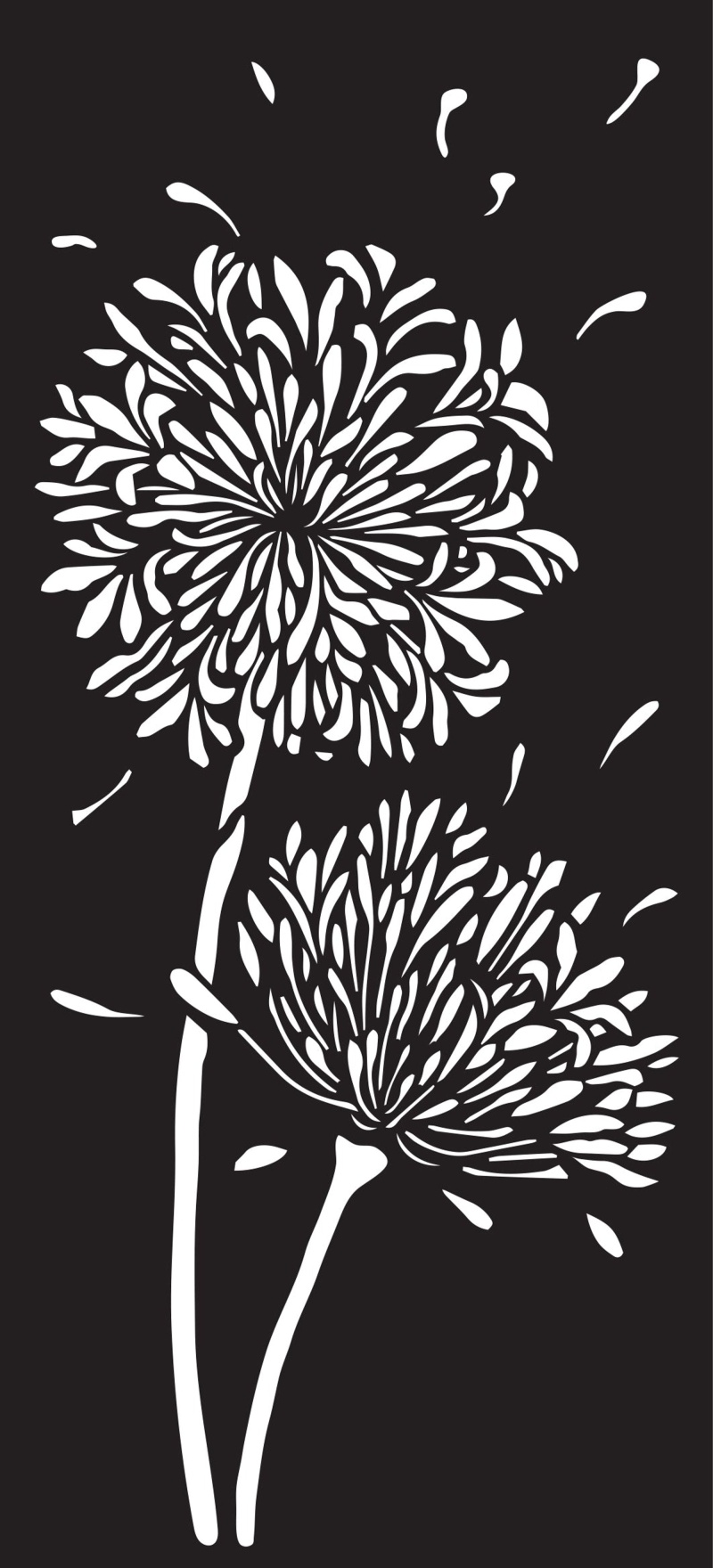 Creative Expressions Dandelion Whisper Dl Stencil