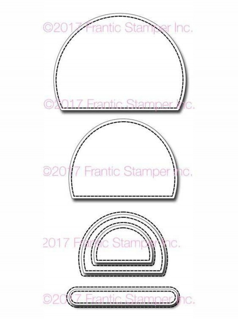 Frantic Stamper Precision Die - Semi Circle Elementals