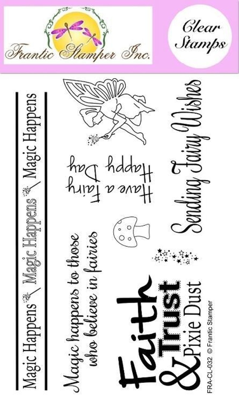 Frantic Stamper Clear Stamp Set - Fairy Wishes