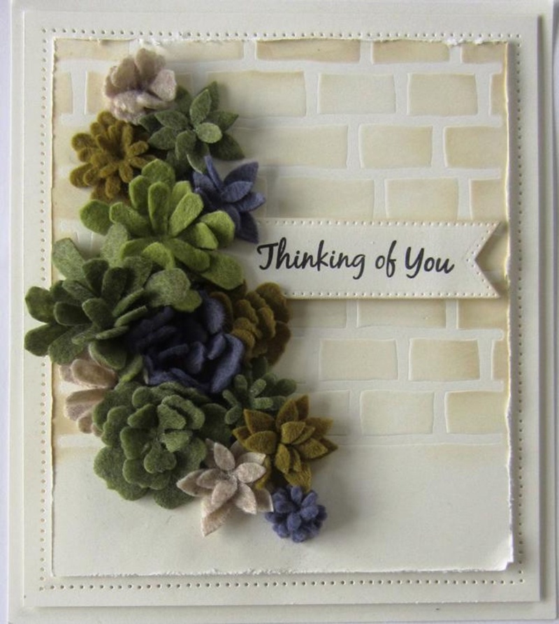 Finishing Touches Collection Succulent Garden Die