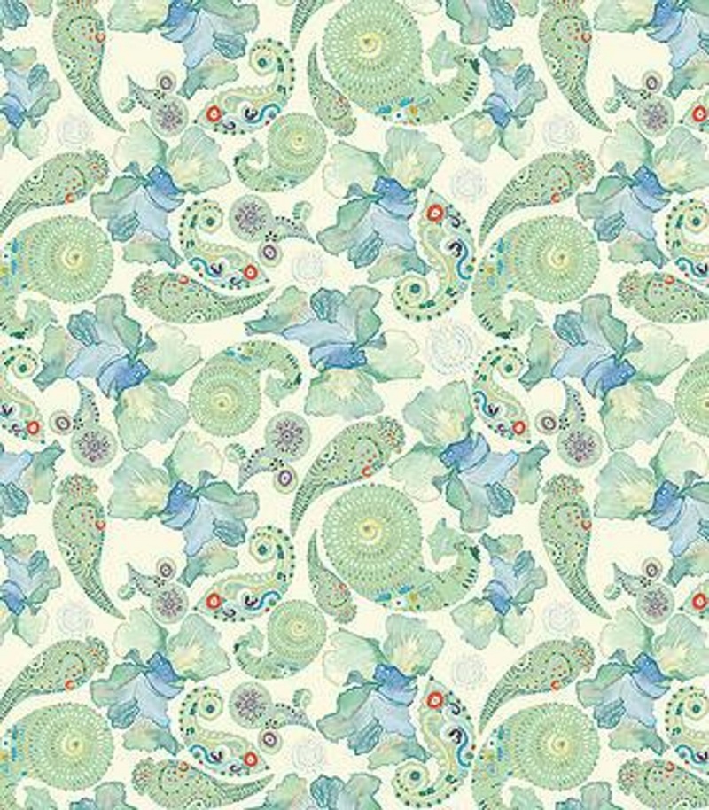 Turquoise Paisley Decoupage Papers