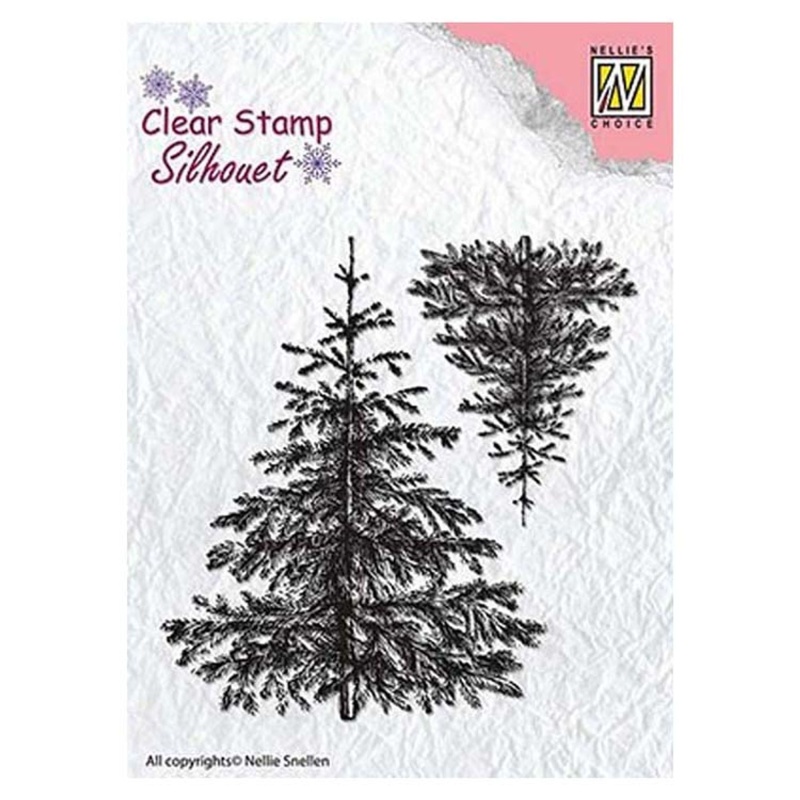 Nellie's Choice - Clear Stamp Christmas Fir Tree