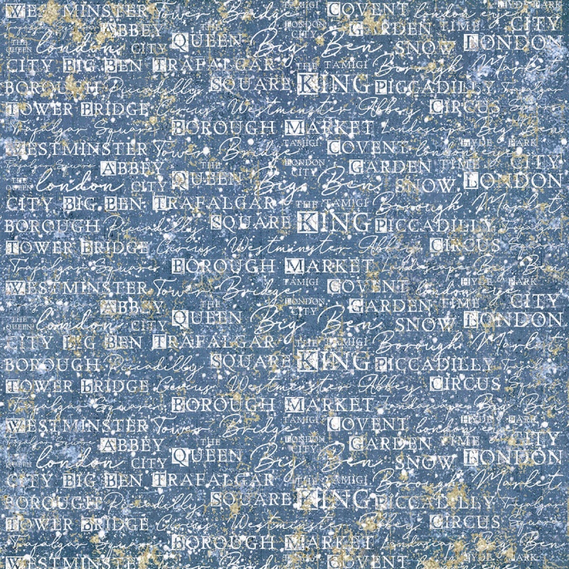 London's Calling Fussy Cut Pad 6X6 24/Pkg + 1 Free Deluxe Sheet