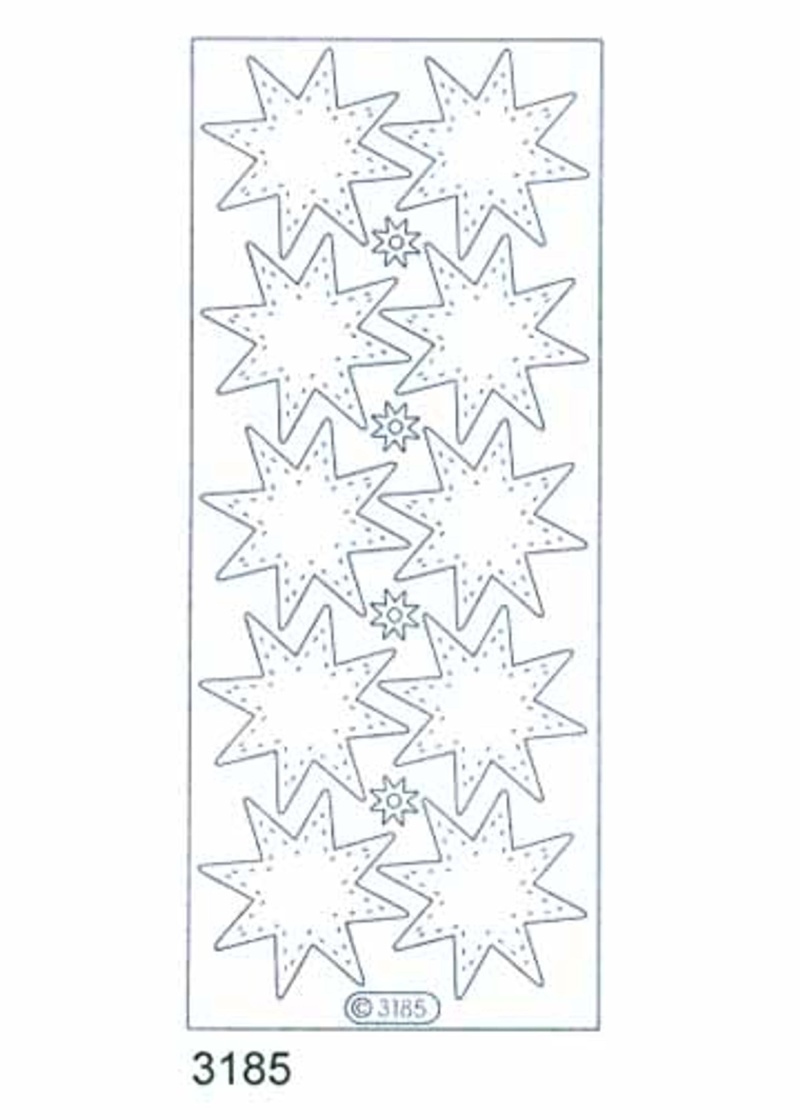 Deco Stickers - Transparent Stars