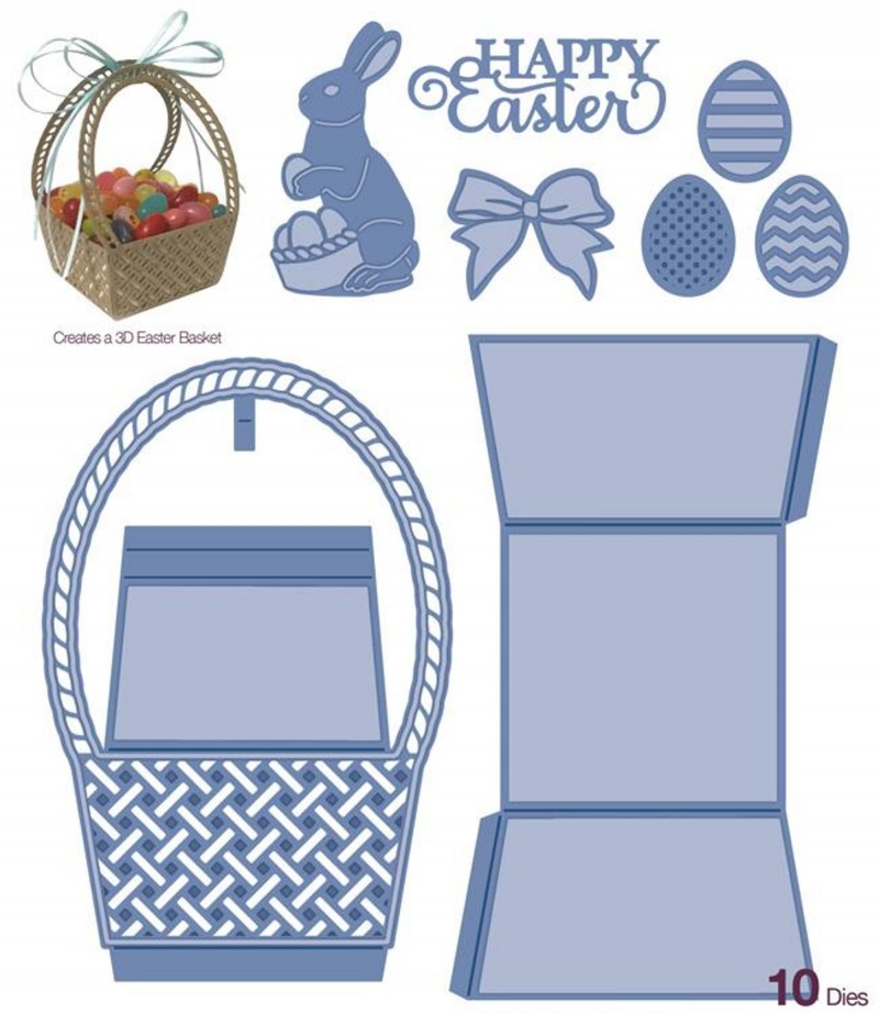 Kinetics Collection Easter Basket Die