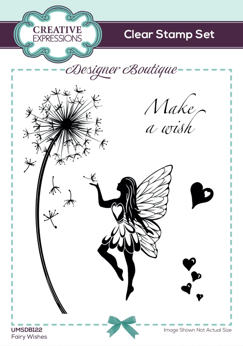 Creative Expressions Designer Boutique Fairy Wishes 6 In X 4 In Clear Stamp Set