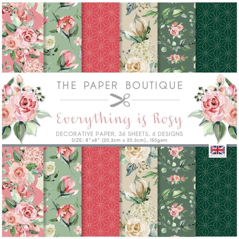 The Paper Boutique Everything Is Rosy 8 In X 8 In Paper Pad