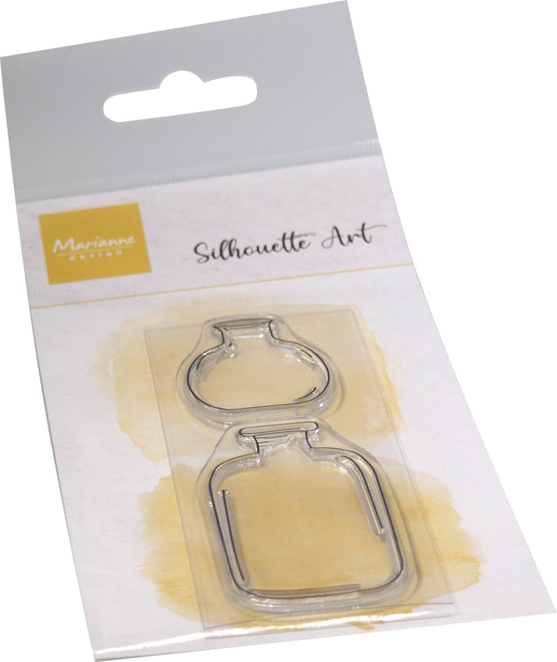 Marianne Design Clear Stamp - Silhouette Art Vases ECS-8048022716717-44129963442477