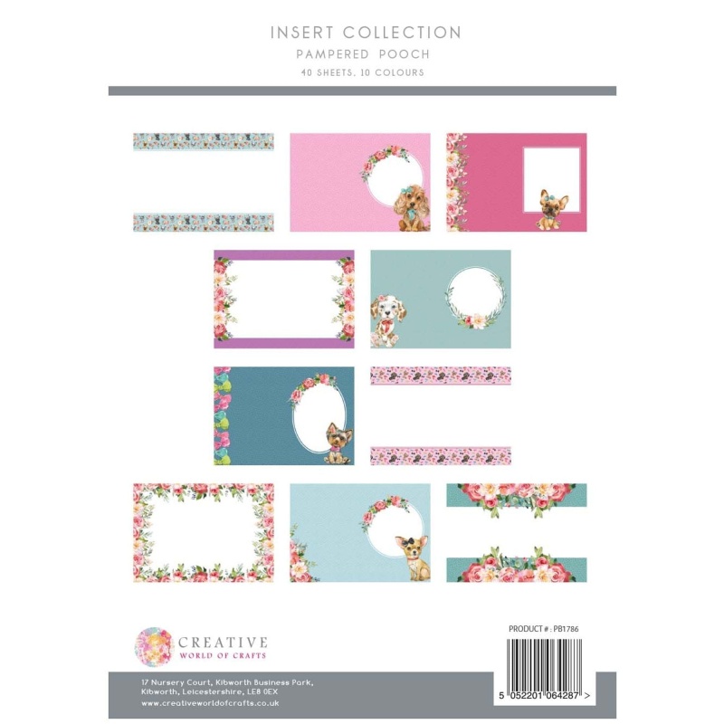 The Paper Boutique Pampered Pooch Insert Collection