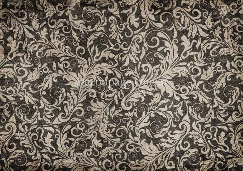 Neutral Flourishes A4 Rice Paper - 5 Sheets