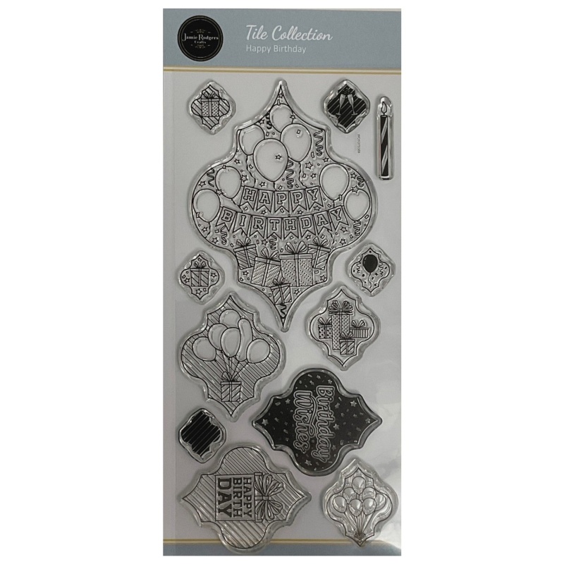 Jamie Rodgers Crafts - Happy Birthday Dl Clear Stamp Set ECS-9847991402797-50131766870317