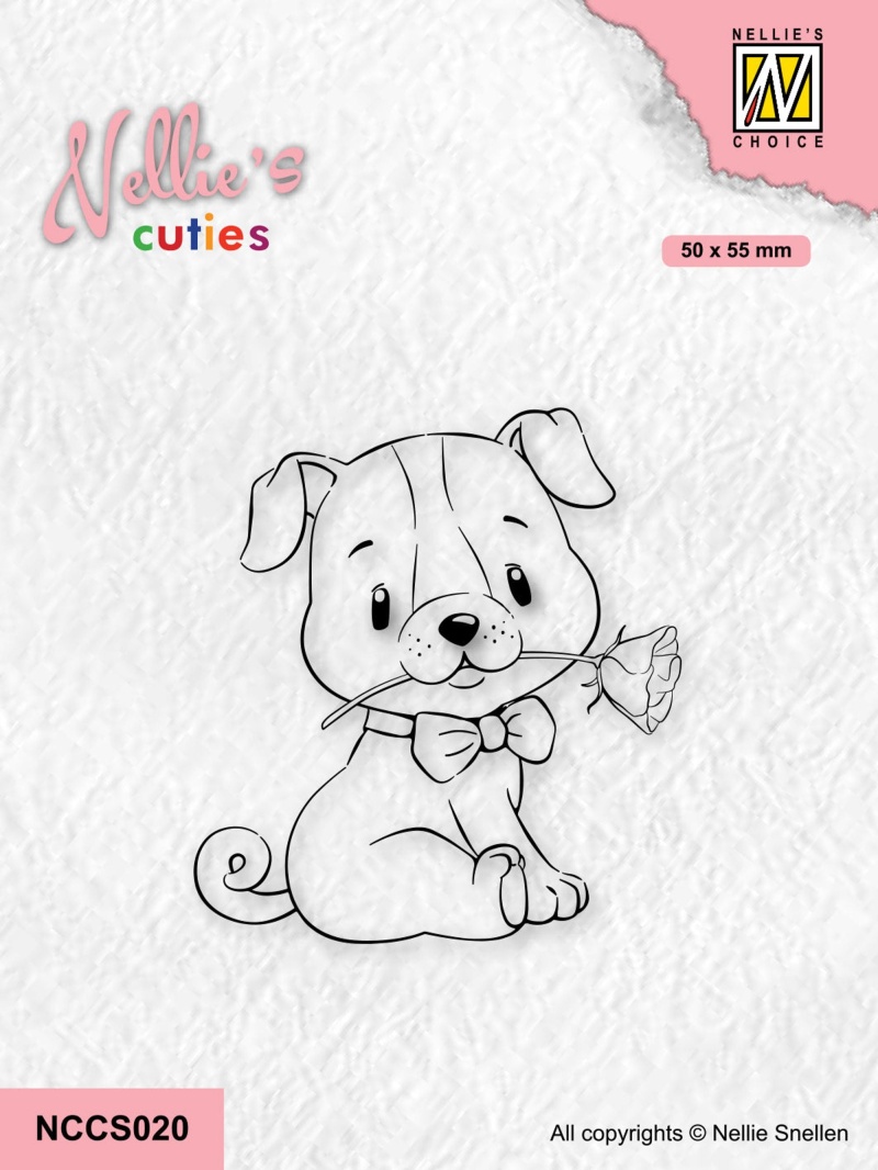 Nellie's Choice Clear Stamp Nellie's Cuties - A Rose For You