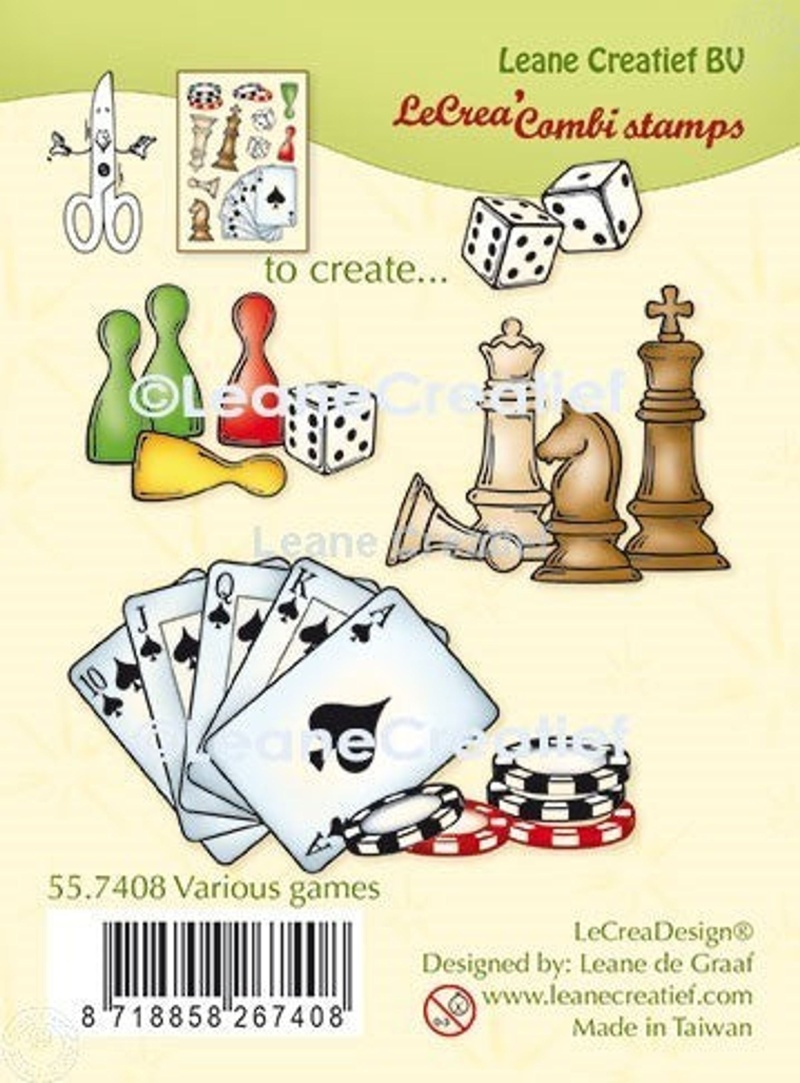Lecreadesign Combi Clear Stamp Various Games