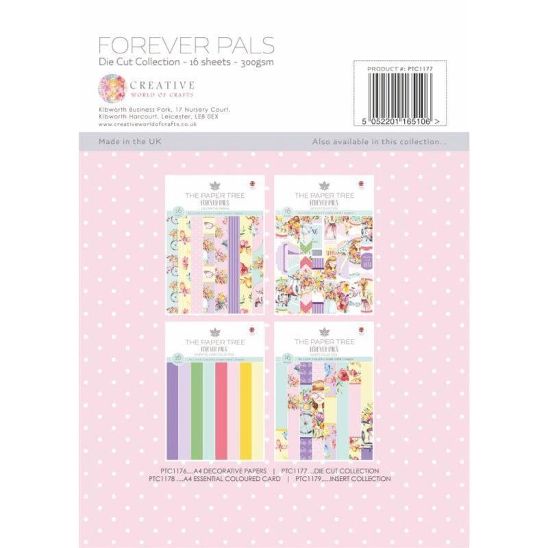 The Paper Tree Forever Pals A4 Die Cut Sheets