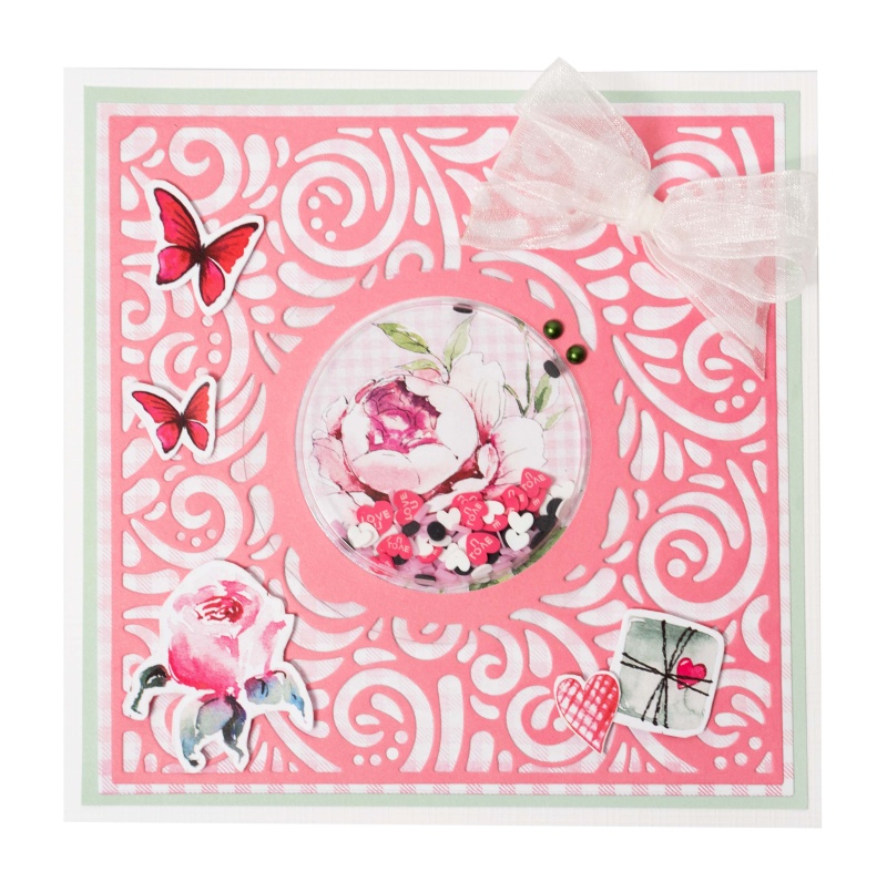 Sl Cutting Die Swirl Frame Essentials 135X135x1mm 4 Pc Nr.466