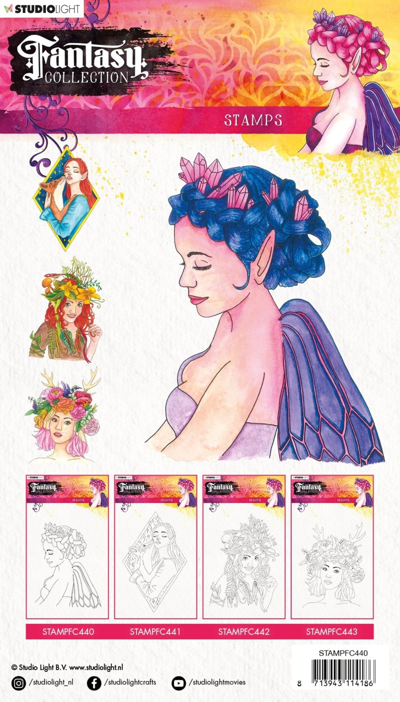 Stamp A5 Fairy, Fantasy Collection 2.0 Nr.440